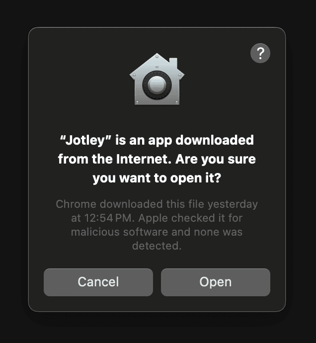 Confirm opening Jotley